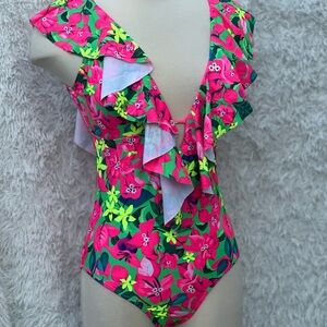 Floral One Piece Swimwear in size Small